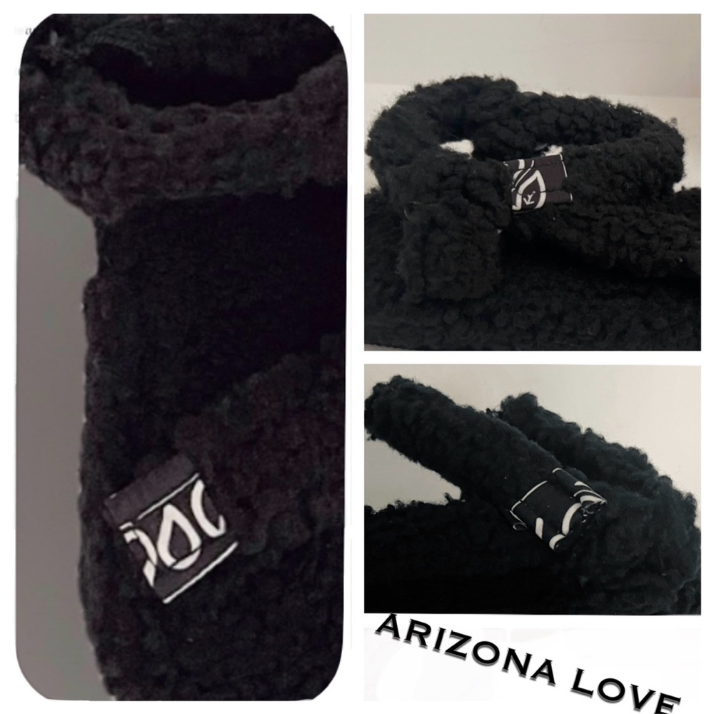 ARIZONA LOVE Trekky Faux Fur Bandana Sandals - Picture 7 of 7